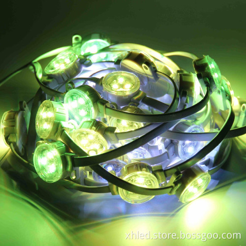 RGB DC12V 30mm SMD3535 Waterproof IP67 0.75W IC XH-6898 Pixel LED